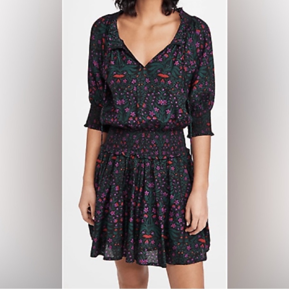 Roller Rabbit Favela Floral Mini Dress